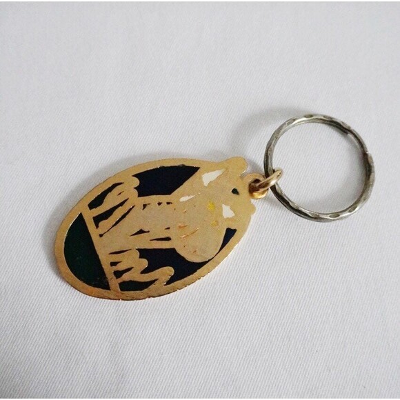 Minnesota Lady Slipper Oval Souvenir Keychain - Picture 2 of 4